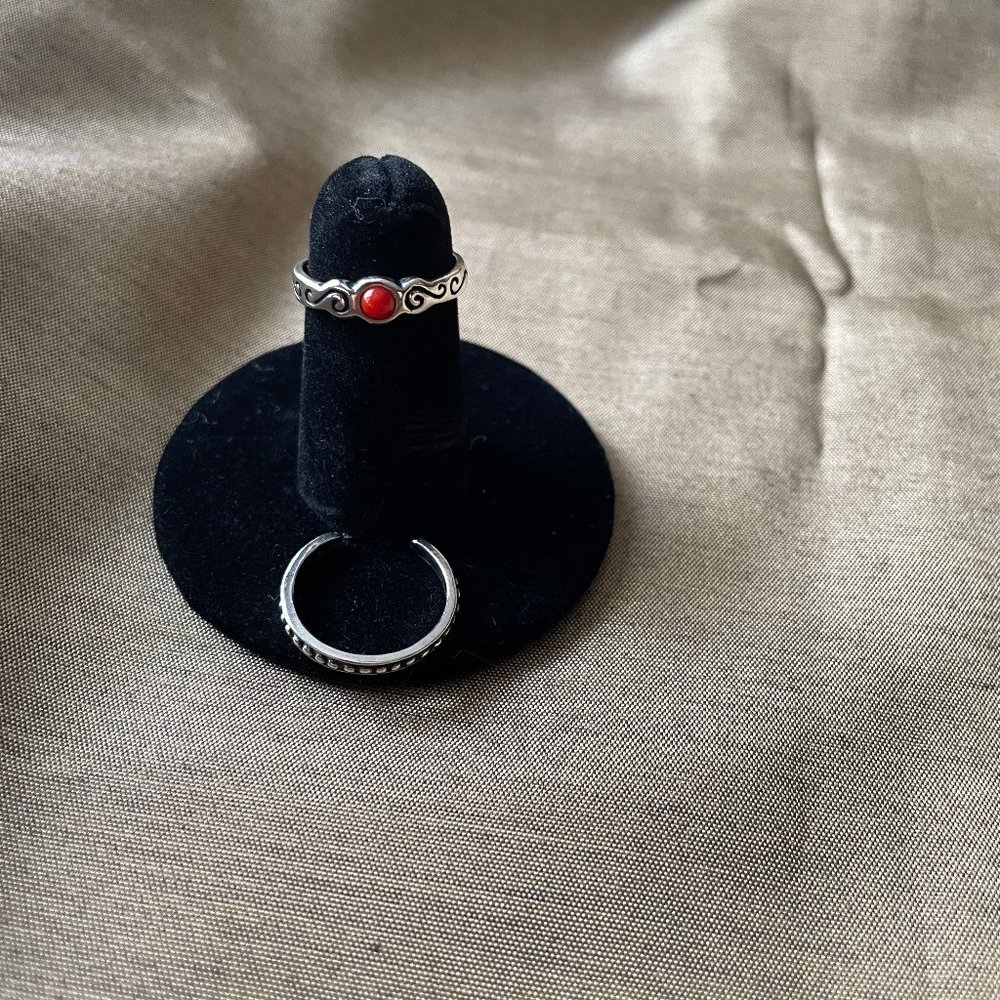 Silpada O1381 Stackable Toe Rings - Picture 3 of 5